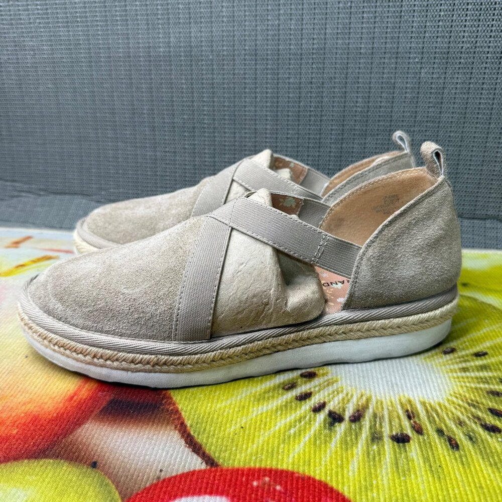 Lucky Brand Womens Suede Espadrille Slip-On Shoes Size 8.5M - Picture 2 of 9